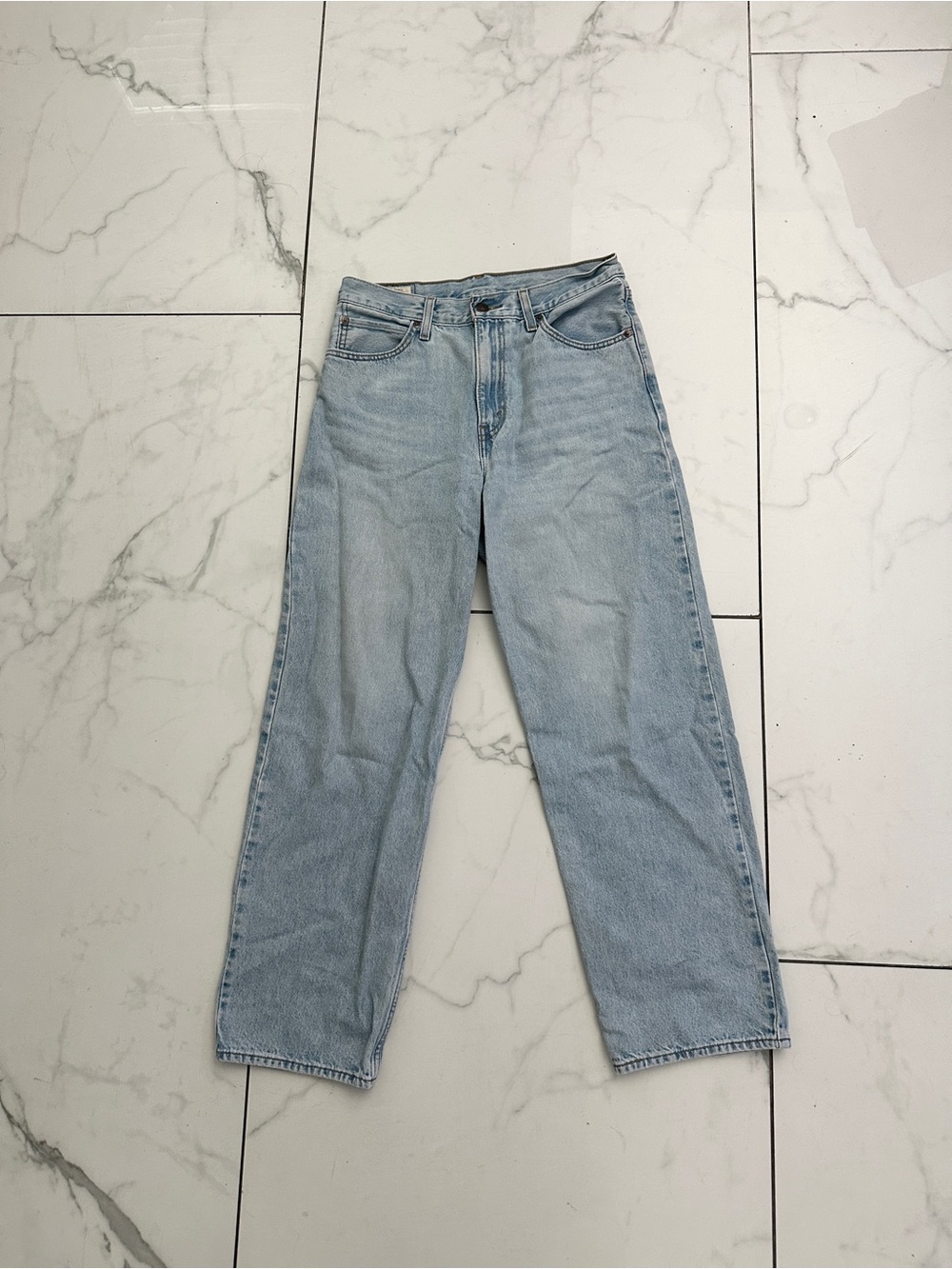 Levi's Light Blue Relaxed Straight Jeans